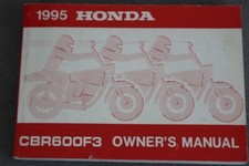 Honda CBR 600 F3 Owner,s