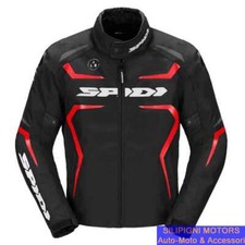SPIDI GIACCA H2OUT SPORTMASTER D275 Colore 021 Nero/Rosso Per Moto Impermeabile