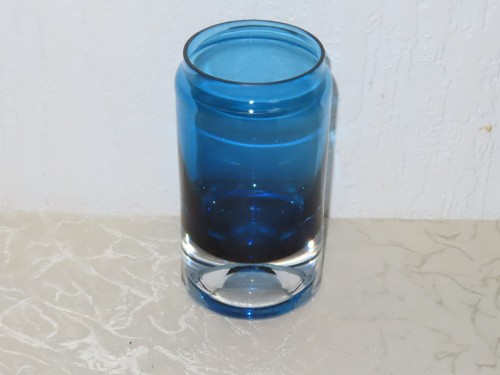 Vaso vetro vintage blu - vaso, "blu"