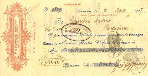 1927 genova fratelli foppiani - 1927,