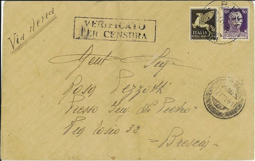 Busta affrancata cent 50 - affrancata, 50+50