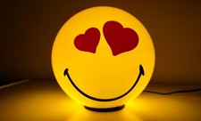 Smiley World IL-01101-03668 Lampada Smiley Love, Plastica, 1.25 W, Gialla