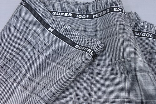 Scabal tessuto tuta lana