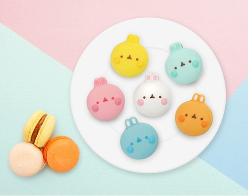 Molang dessert macaron figure - macaron,