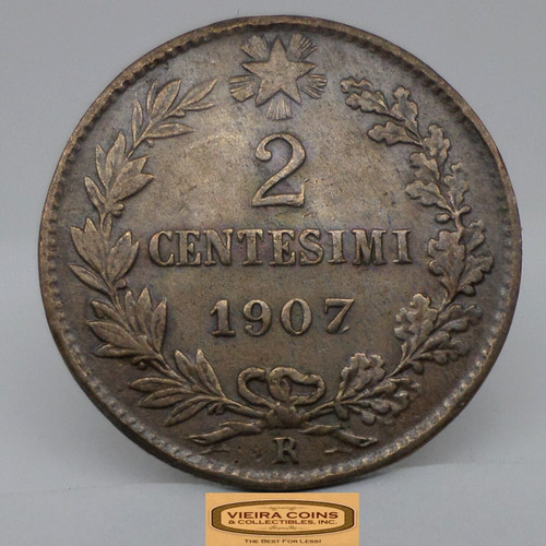 1907 italia centesimi - italia,