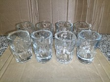 8 Bicchieri Pubblicitari Fernet Branca Effetto Ghiaccio Brancamenta Come Nuovi