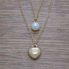 Collana a doppia catena con