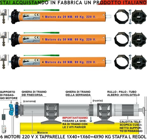 Serranda elettrica motori 220 - serranda,
