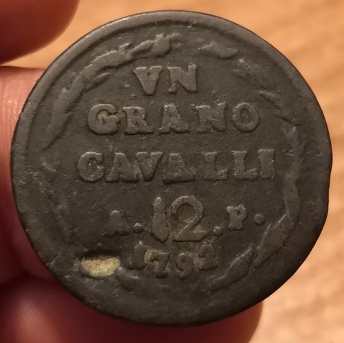 Moneta grano cavalli 1792 - cavalli,