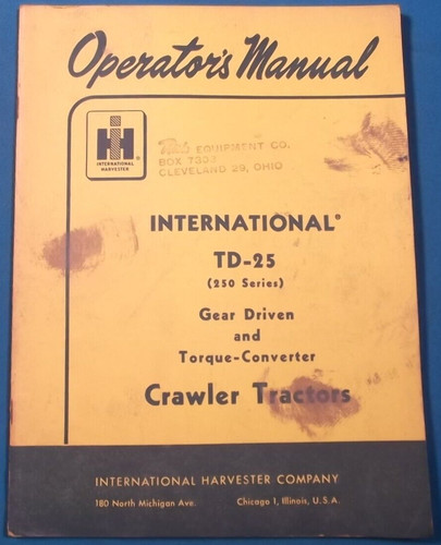 International 250 serie - international, td-25