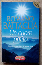 LIBRO Romanzo UN CUORE PULITO Romano Battaglia 2002 Super Pocket Tascabile