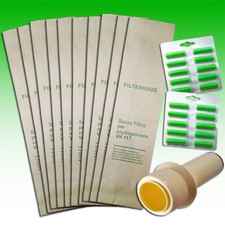 SACCHETTI FOLLETTO VK 116 VK 117 20pz + 20 PROFUMI + BOCCHETTONE VITE REGGISACCO