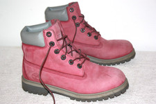 TIMBERLAND Boots Cuir Rose  T 38 BE