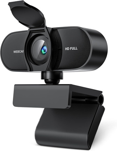 1080p webcam con microfono - con,
