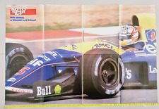 POSTER NIGEL MANSELL WILLIAMS FW14 B-RENAULT AUTOSPRINT