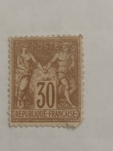 Raro francobollo francese - francobollo,