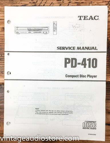 Teac 410 lettore - teac, cd