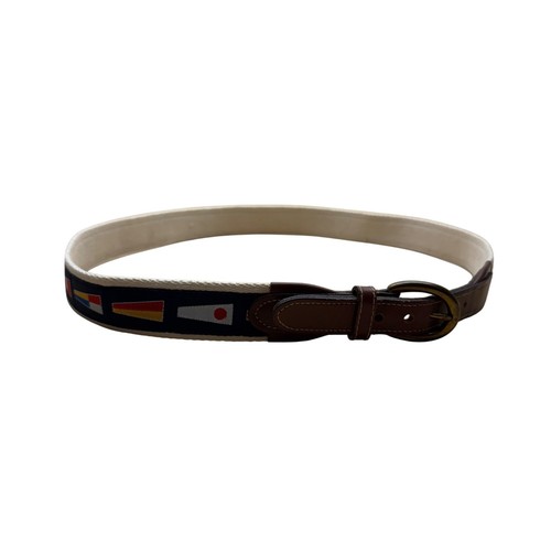 Cintura nautica pelle con - nautica,