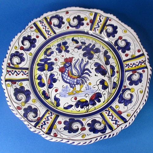 Piatto vintage maioliche - piatto,