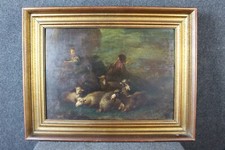 COPPIA DIPINTI ANTICHI FINE