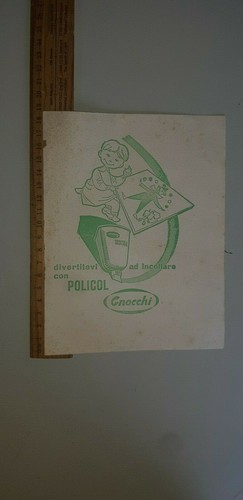 Pubblicità vintage policol - pubblicità,
