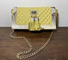 Borsa in pelle gialla Roberta Biagi