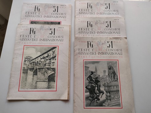 Giochi ginnici firenze 1951 - giochi,