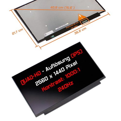 Display opaco adatto - 15,6",