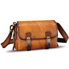 Borsa a tracolla e borsa a tracolla in vera pelle per uomo donna tracolla