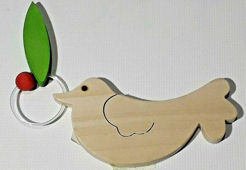 Magnete uccello con ulivo - uccello,