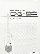 Casio DG-20 Sintetizzatore Chitarra Digitale Midi Manuale Utente Manuale Utente DG20