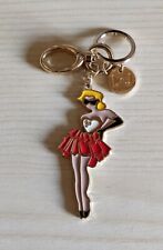 Portachiavi Liu Jo Pin UP (PinUp) donna ragazza - Color Oro - NUOVO