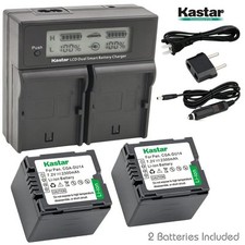 LCD Dual Charger & 2 Battery