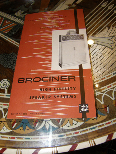 Brociner catalogo altoparlanti