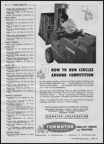 1948 towmotor corp cleveland - corp,