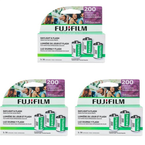 Fujifilm 200 pellicola - 3x,
