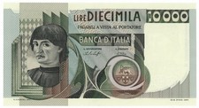 10000 LIRE RITRATTO D'UOMO A