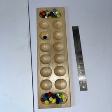 Mancala Game Large Board Solid