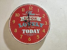 Orologio Da Parete Vintage Silenzioso - Legno Colorato Orologio Muro per Cucina 