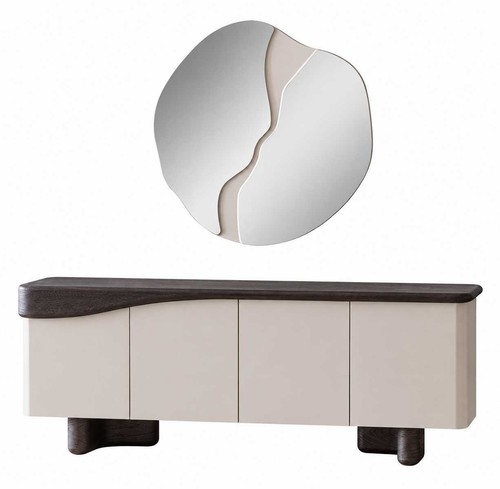 Mobile buffet credenza