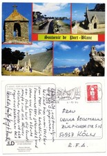 125309 - Souvenir de Port-Blanc - Cartolina, viaggiata 4.10.1994