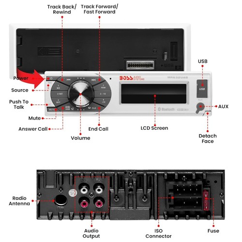 Boss audio systems mr632uab - audio,