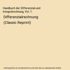 Handbuch der Differenzial-und