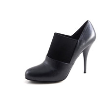 Miu Booties Tacchi Nero Pelle