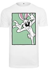 MERCHCODE Maglia Maglietta T-shirt uomo Looney Tunes Bugs Bunny Funny Face Tee 