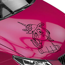 Adesivo astratto unicorno