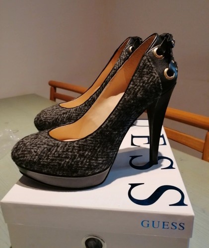 Scarpe guess pelle tweed - scarpe,