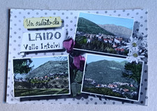 cartolina - LAINO, VALLE INTELVI , COMO - 3 vedute -  viaggiata