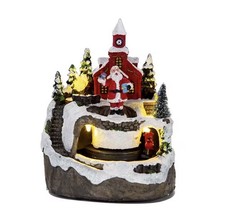 Villaggio Di Natale Rotante 