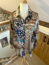 Camicia Zara in raso multi